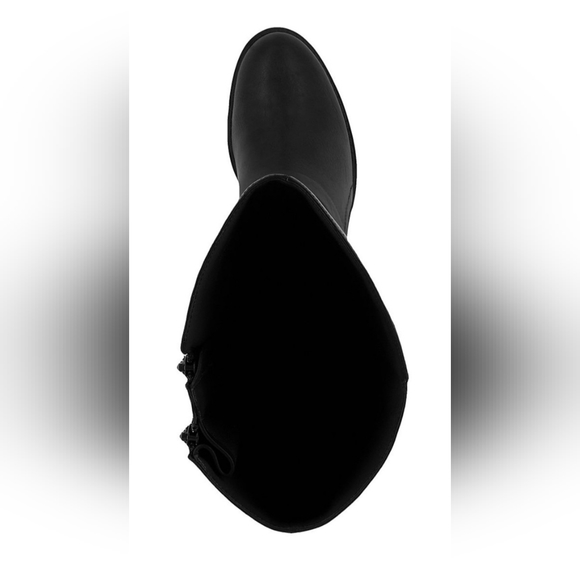 WOMEN'S EASY STREET JEWEL BLACK X-TRA WIDE CALF RIDING BOOTS (SIZE 9) - Picture 3 of 6